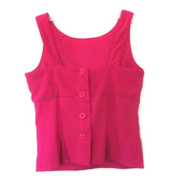 Jackie O pink rockabilly tank top size small 4 xs - Picture 3 of 4